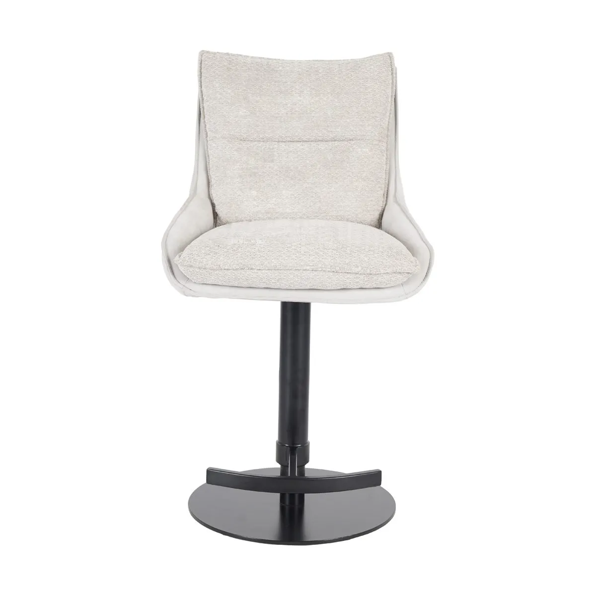 Louming Mandy Barhocker, höhenverstellbar mit Textilbezug (Öko-Tex)