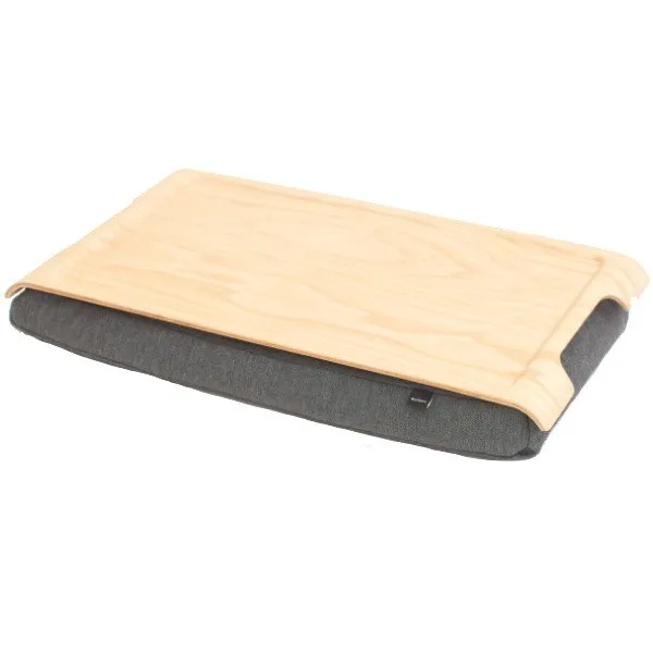 Bosign Knietablett Mini Laptray Anti-Slip Ash Salt & Pepper Gray