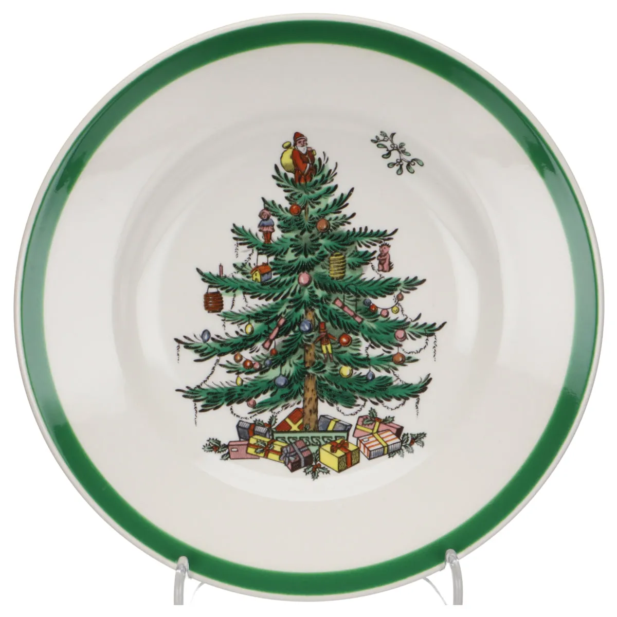 Brotteller - Spode Copeland Christmas Tree