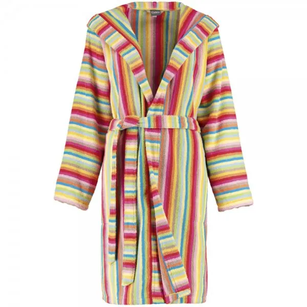 Cawö Damen-Bademantel Life Style Multicolor (Größe 38)