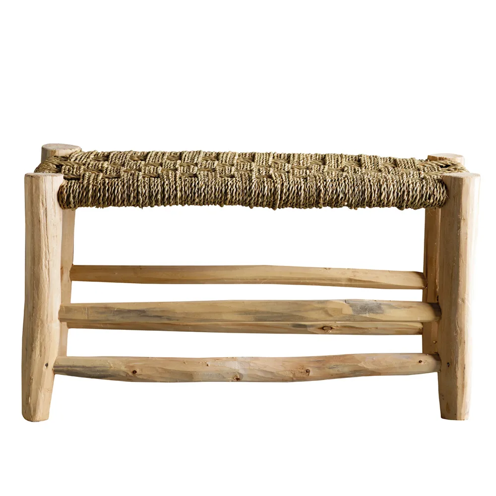 Tine K home Breiter Hocker "Doum" Holz