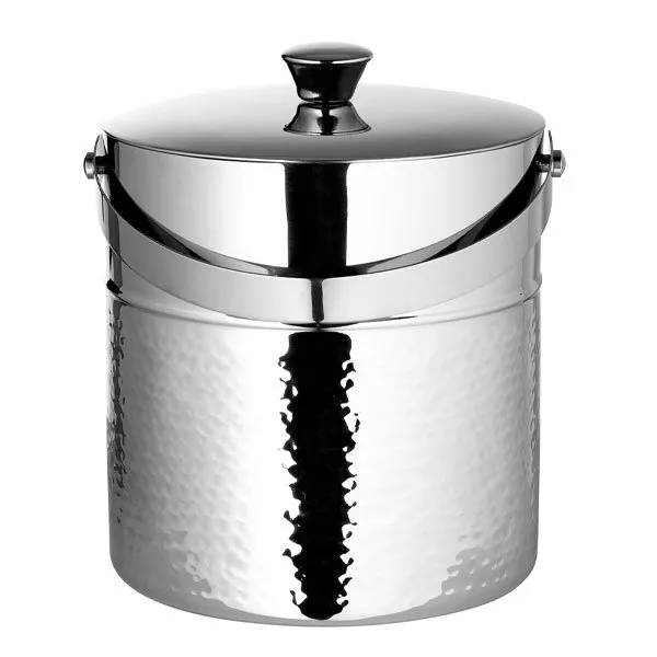 Fink Eiswürfeleimer Nassau Edelstahl gehämmert