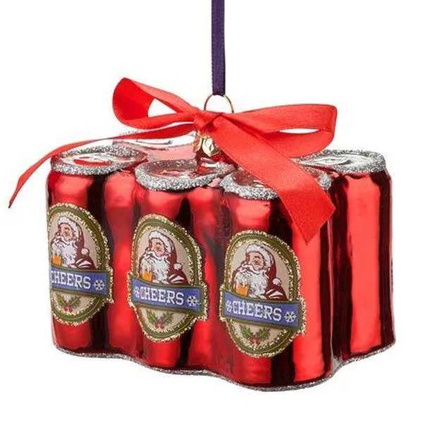 Gift Company Christbaumschmuck Sixpack Bierdosen