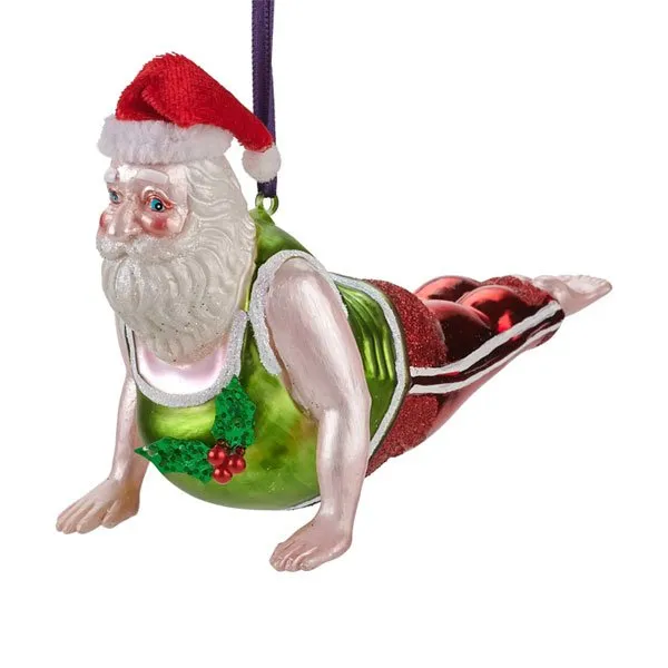 Gift Company Christbaumschmuck Yoga Santa Sphinx Haltung