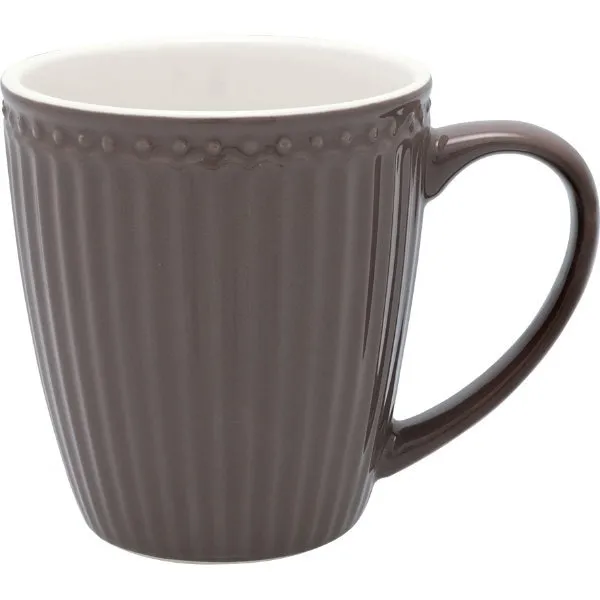 Greengate Tasse mit Henkel Alice Dark Chocolate