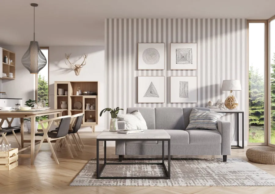 CASØ STONE Black Coffee Table 85CM