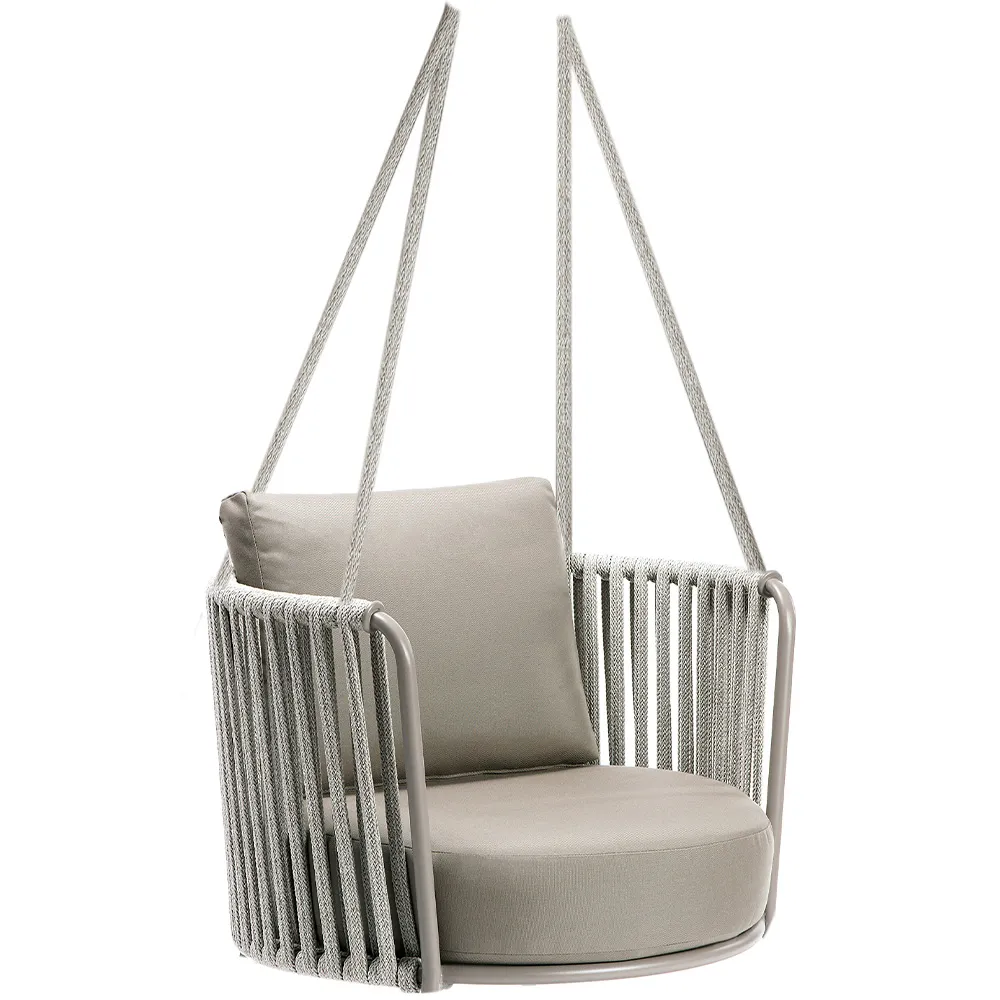 Hängesessel - Seilbespannung "Danny" taupe