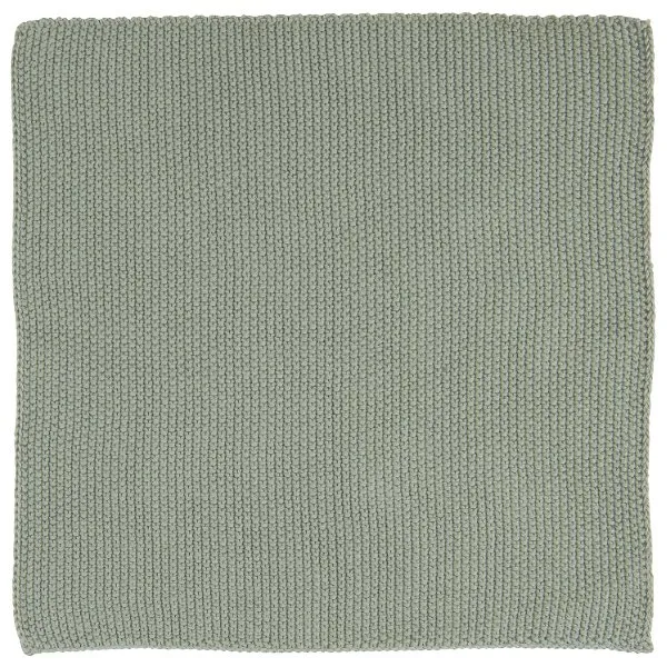 Ib Laursen Spüllappen Mynte Gestrickt Staubig Grün