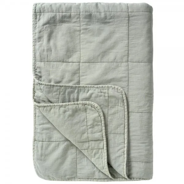 Ib Laursen Tagesdecke Quilt Vintage Blue Shade (130x180cm)