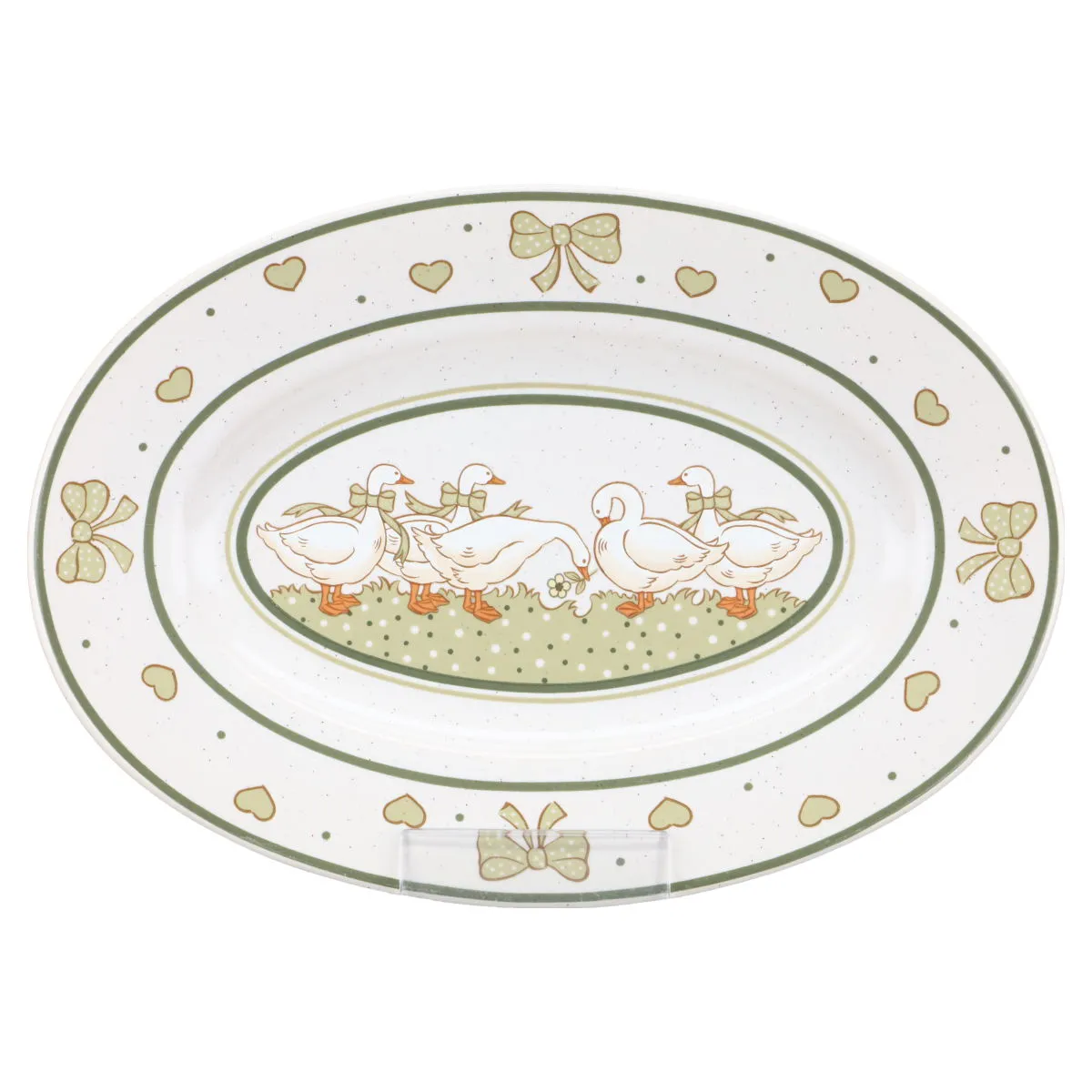 Beilagenplatte klein - Pfalzkeramik Gänseglück