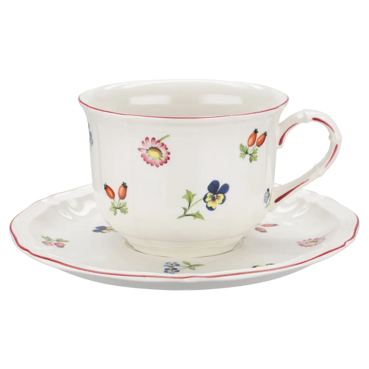 Frühstückstasse XL mit Untere - Villeroy & Boch Petite Fleur