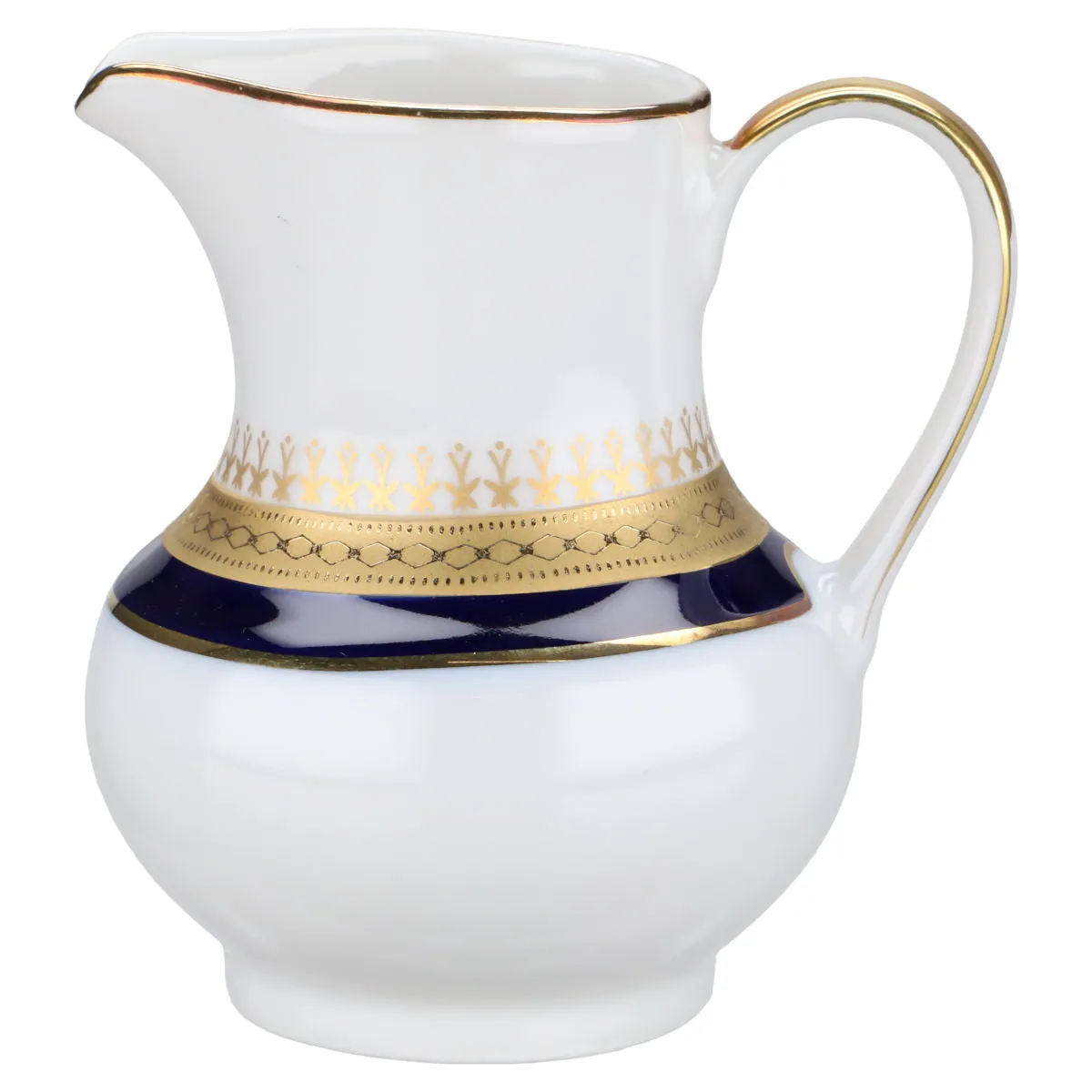 Milchkännchen - Winterling Kirchenlamitz Scharffeuer Echt Kobalt - Diamant