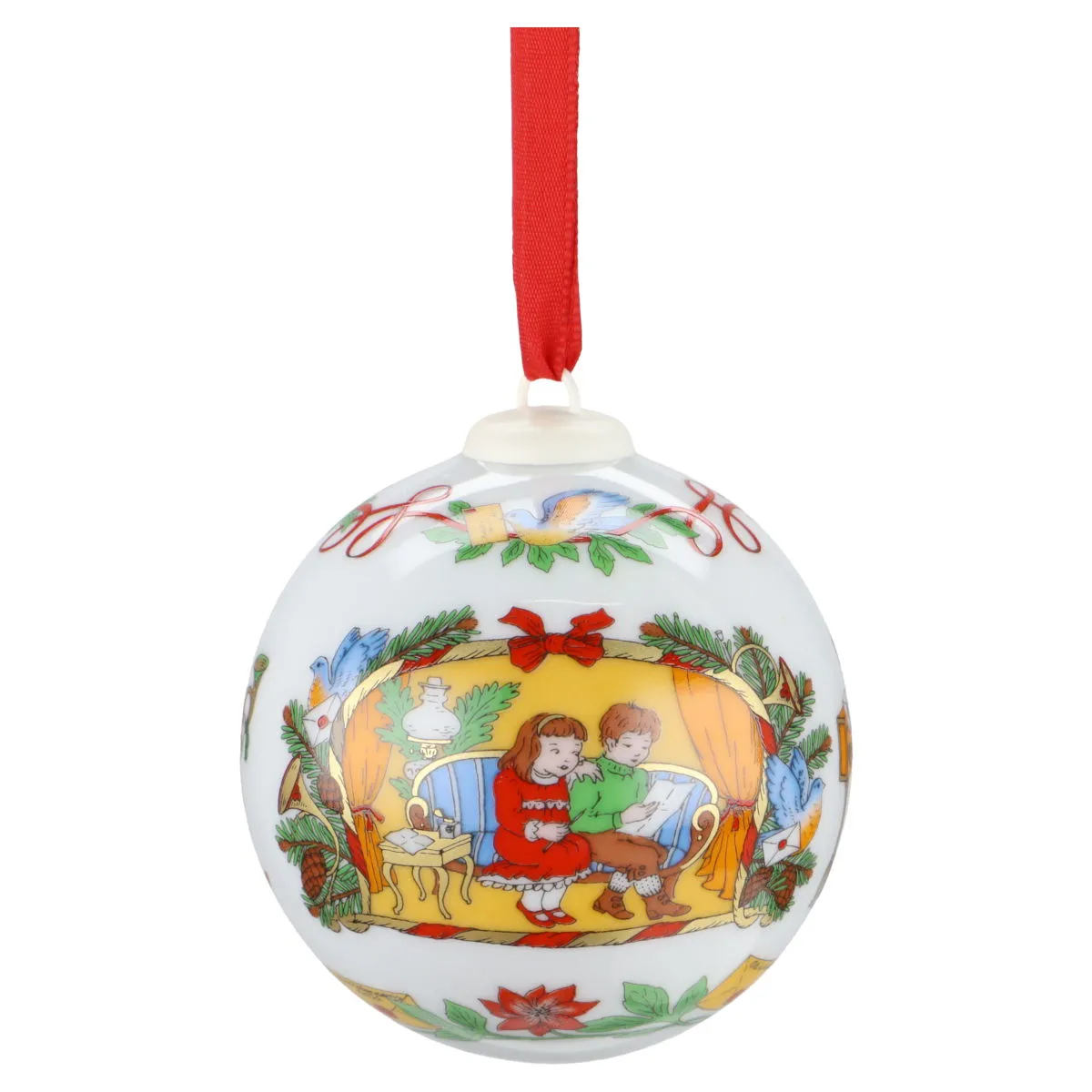 Weihnachtskugel 2000 - Kinderpost - Hutschenreuther Weihnachtsartikel Weihnachtskugeln mit OVP