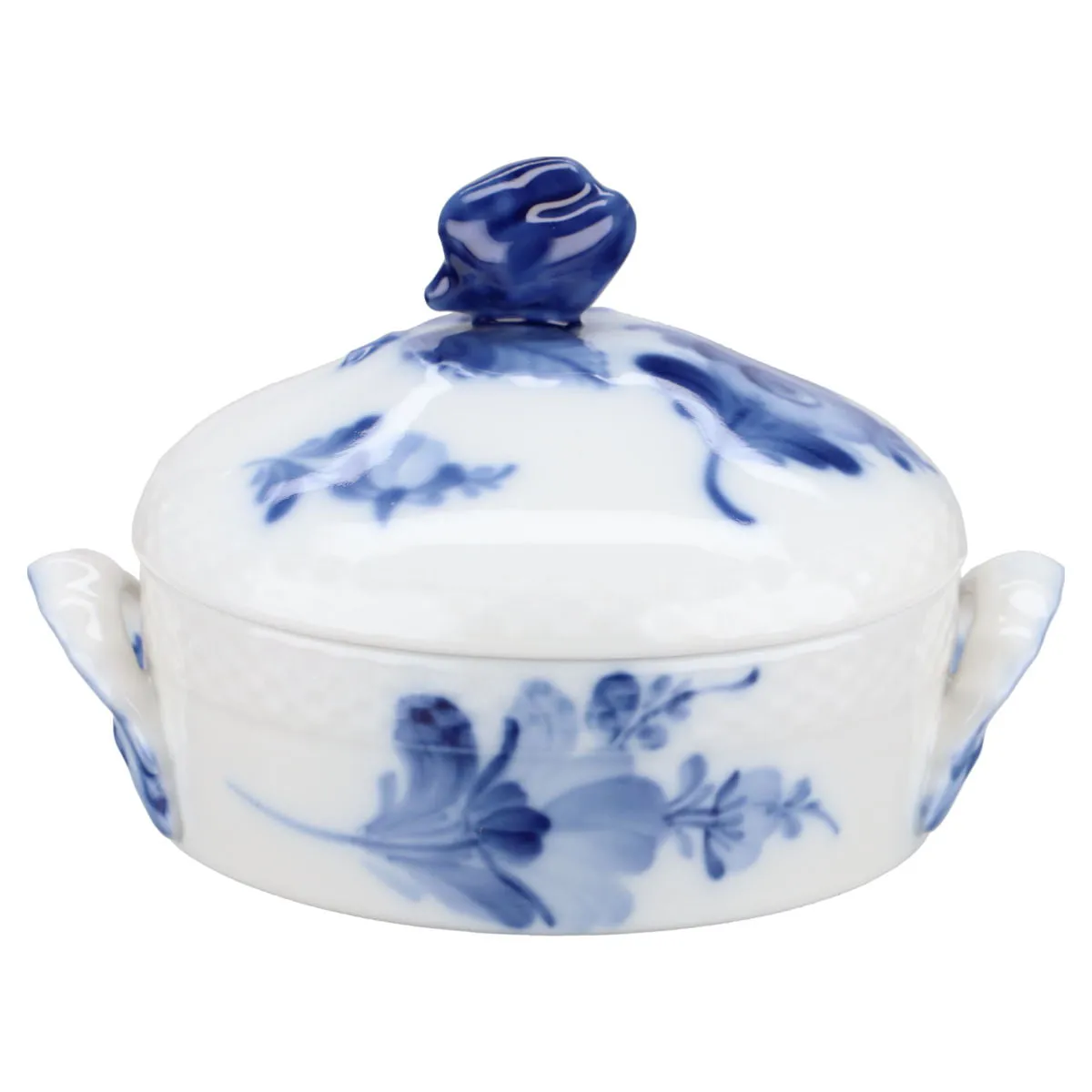 Bonbonniere Modell 8139 - Royal Copenhagen Blaue Blume glatt I. Wahl