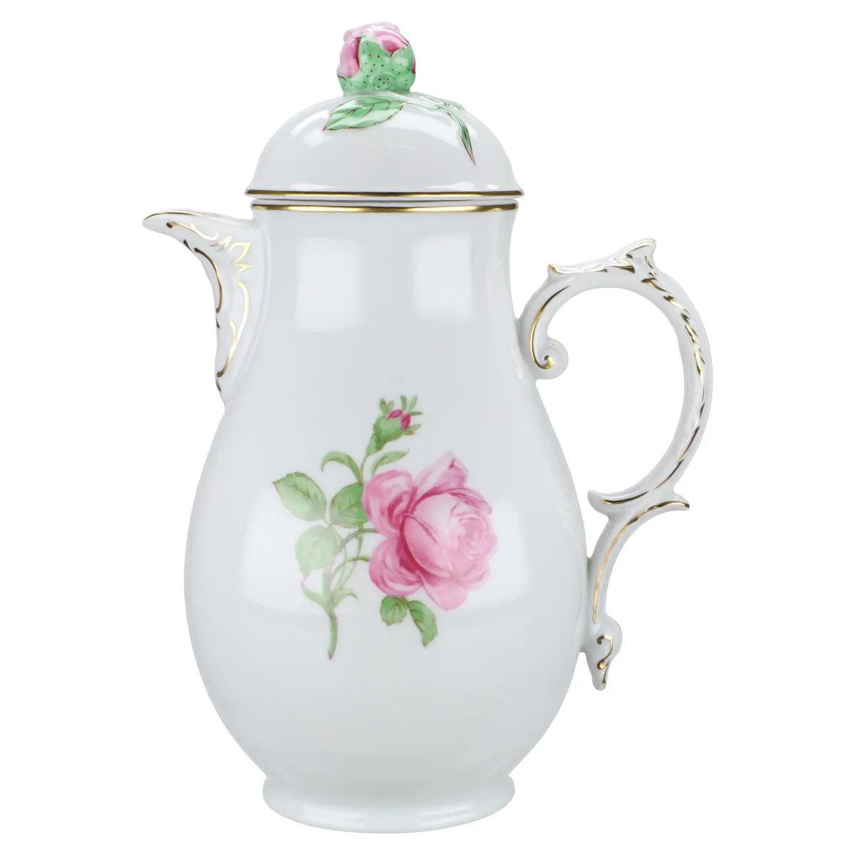 Kaffeekanne - Fürstenberg Alt Fürstenberg Rote Rose 02171