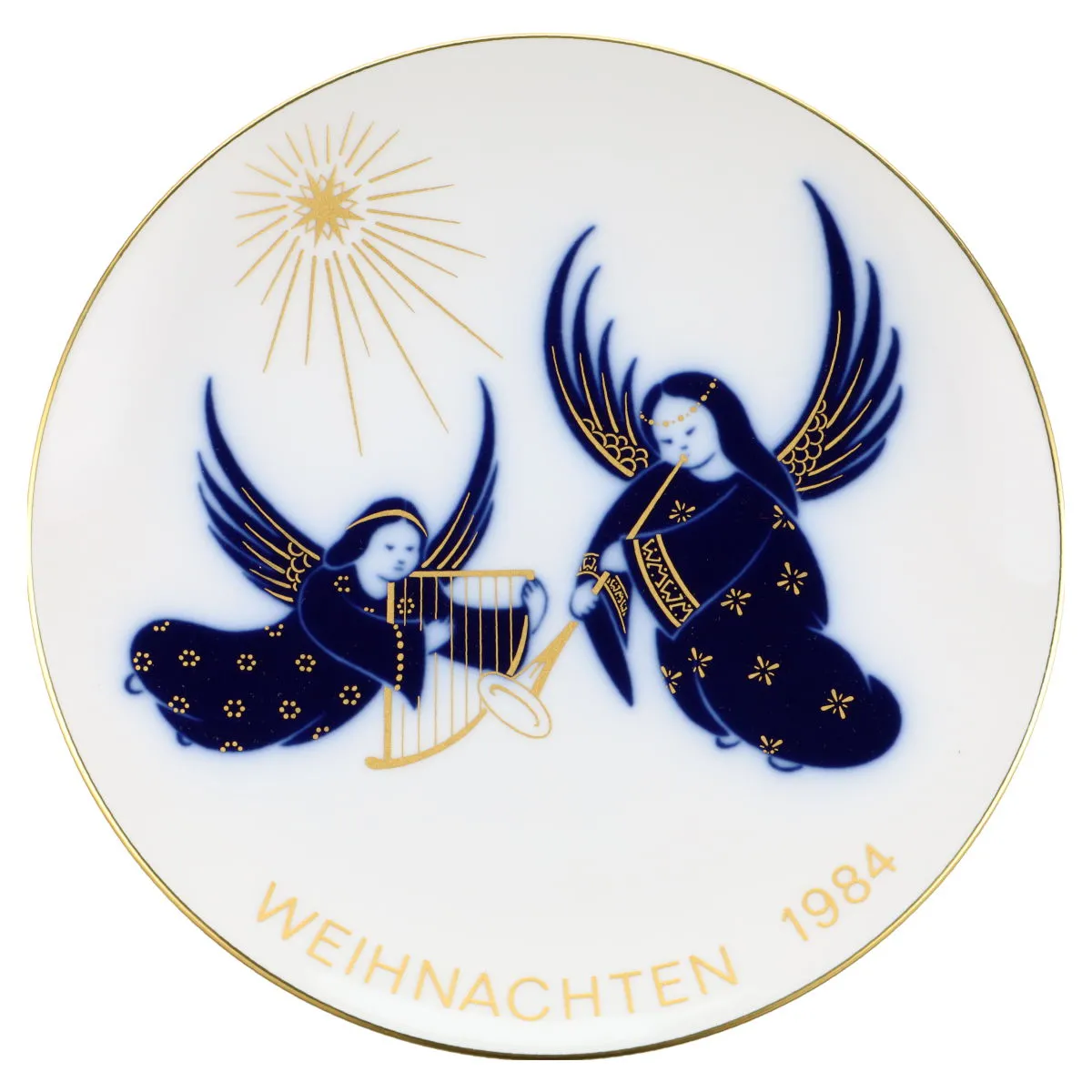 Weihnachtsteller 1984 - KPM Berlin Weihnachtsteller