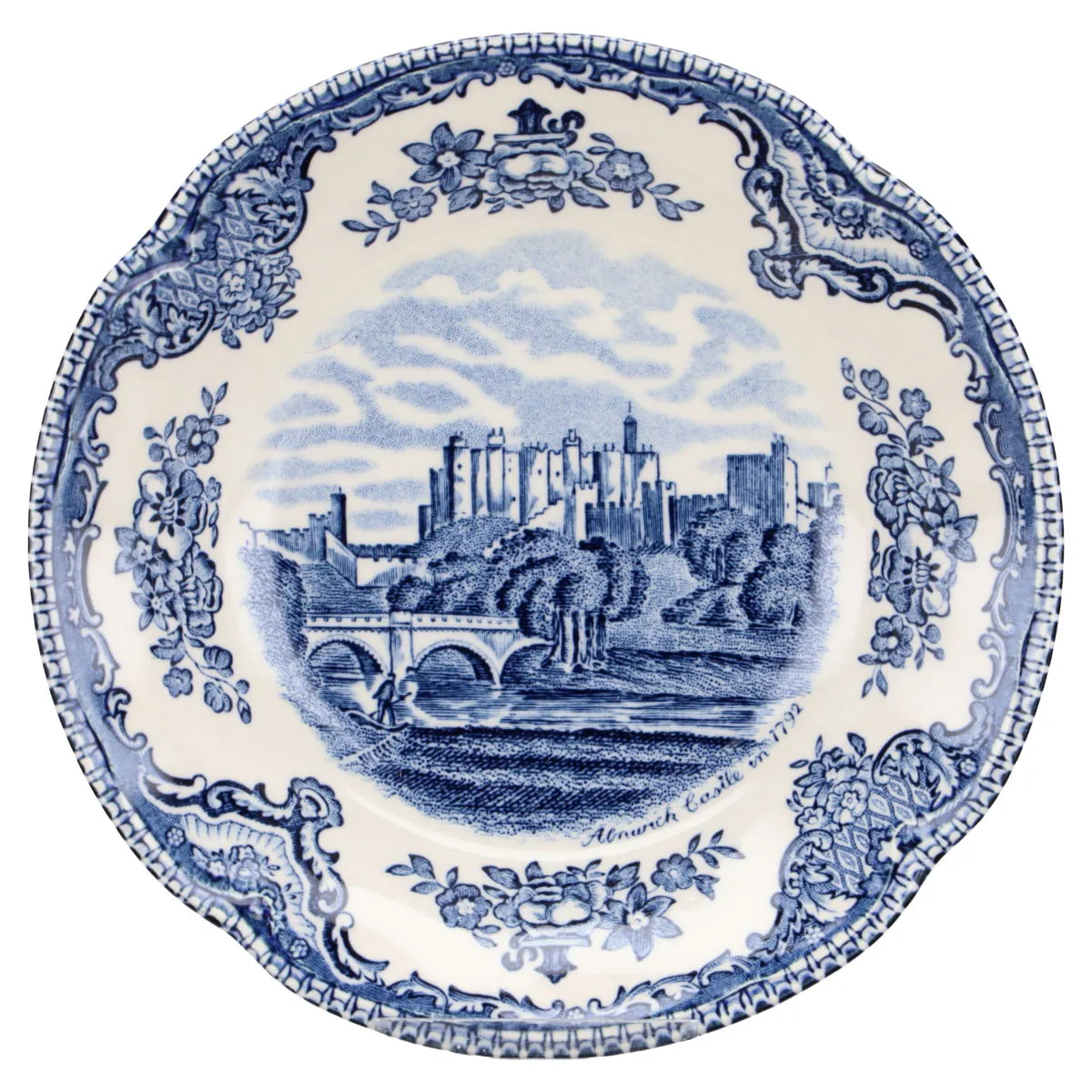 Dessertschälchen - Johnson Bros Old Britain Castles blau