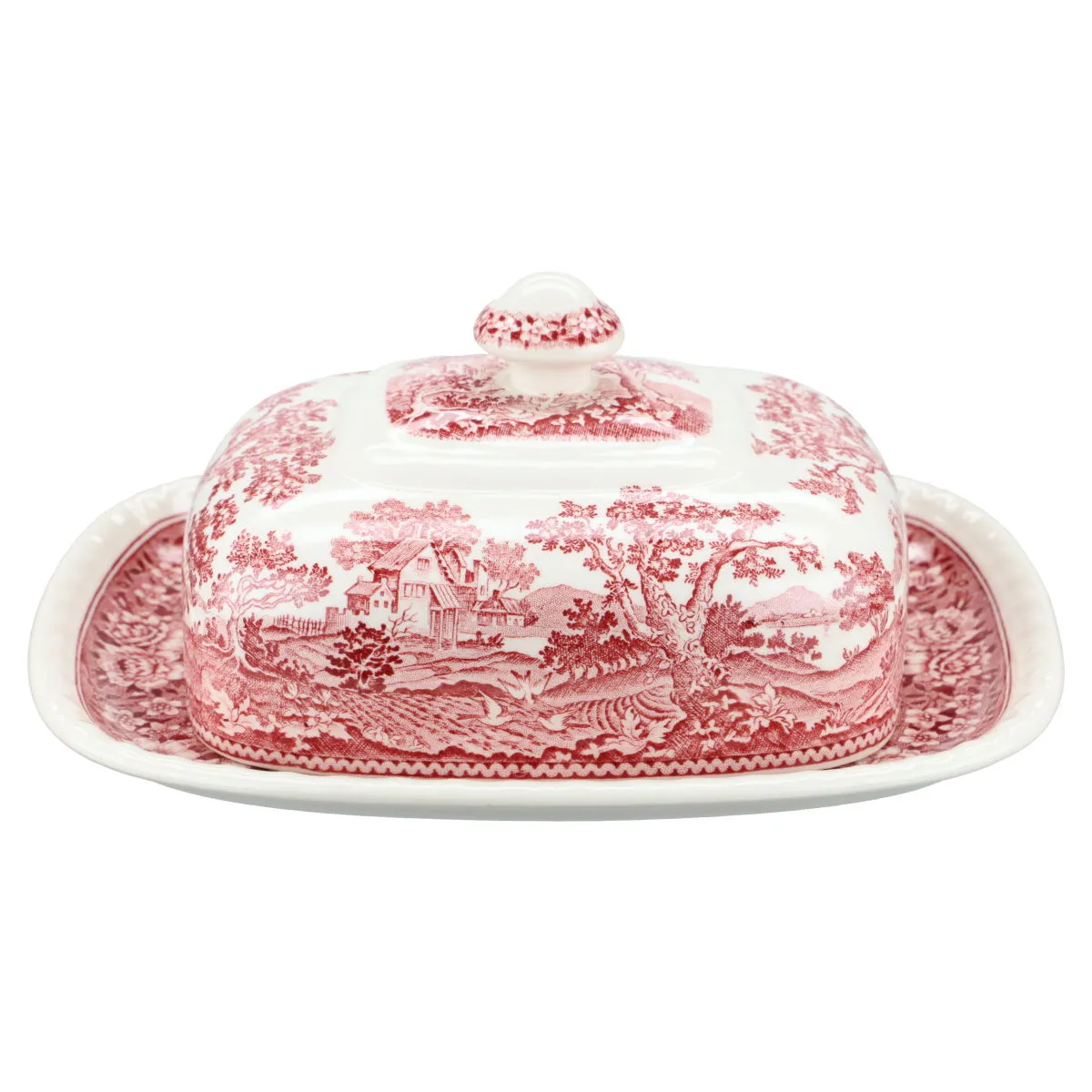 Butterdose - Villeroy & Boch Rusticana rot