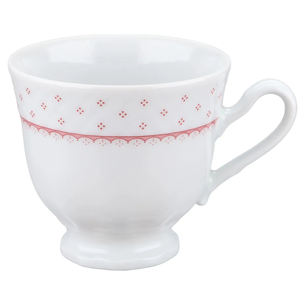 Kaffeetasse - Eschenbach La Reine - Form 800 rote Punkte - 2145
