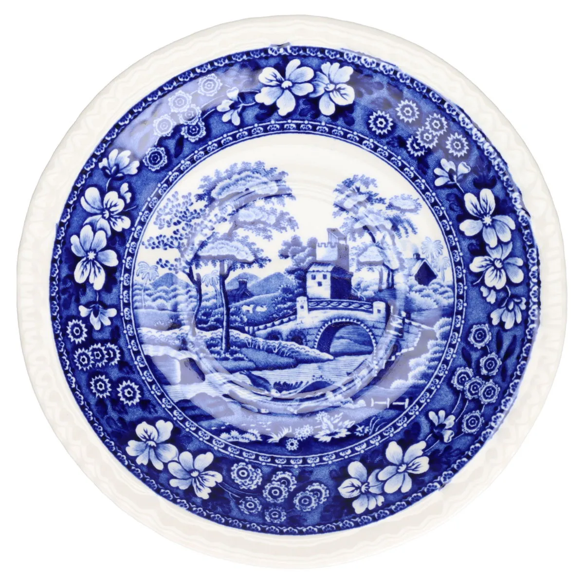 Untertasse für Kaffee - Spode Copeland Blue Tower