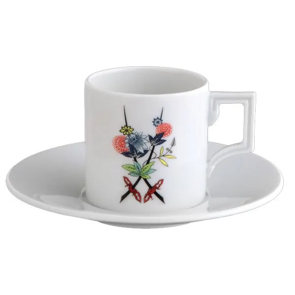 Meissen Espressotasse mit Untertasse Swords Fantasy (2-teilig)
