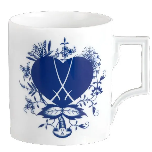 Meissen Henkelbecher Berlin Blue Passion