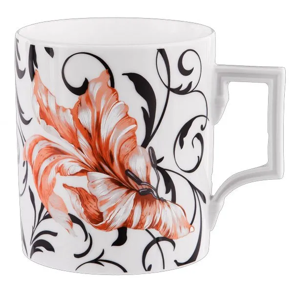 Meissen Henkelbecher Berlin Flower Ornament