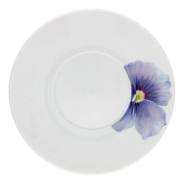 Meissen Kaffeeuntertasse Cosmopolitan Giant Bloom Stiefmütterchen (16,5cm)