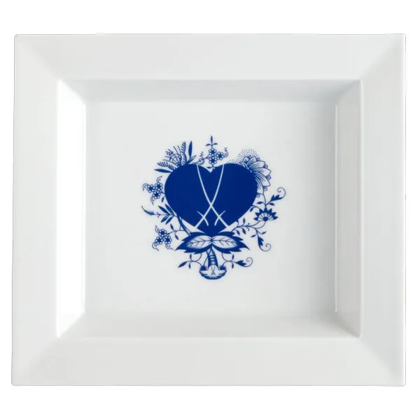 Meissen Vide-Poche Ablageschale Blue Passion (21x18,5cm)