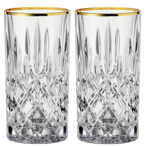 Nachtmann Longdrinkglas Noblesse Gold (2-teilig)