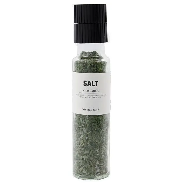 Nicolas Vahé Salz mit wildem Bärlauch, Schalotten und Knoblauch (215g)