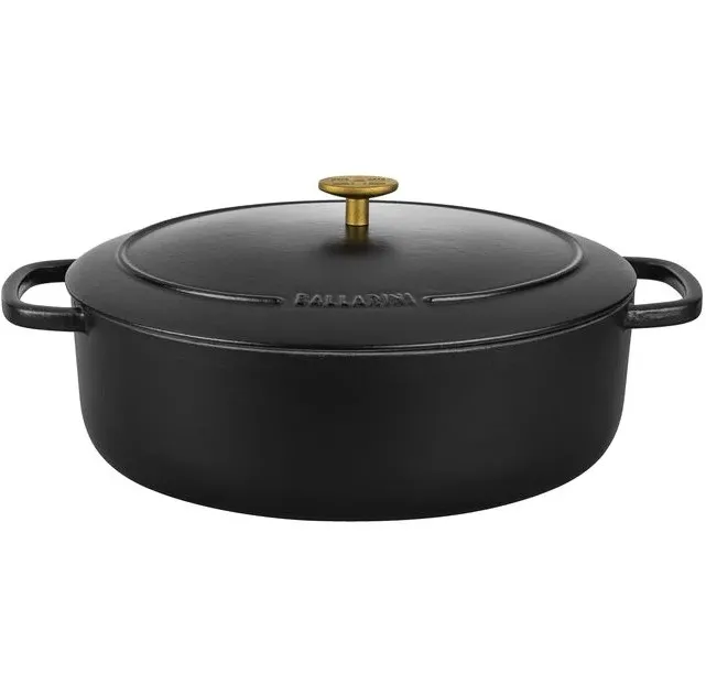 Cocotte Ballarini Bellamonte schwarz oval small
