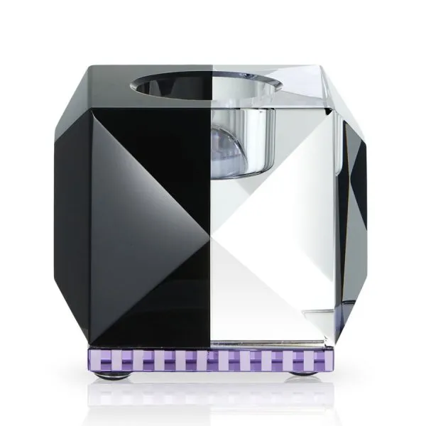 Reflections Copenhagen Kerzenleuchter Ophelia Klar Schwarz Lila