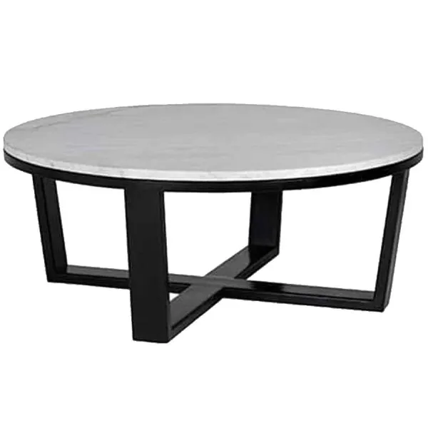 Richmond Interiors Couchtisch Lexington Marmor (90cm)