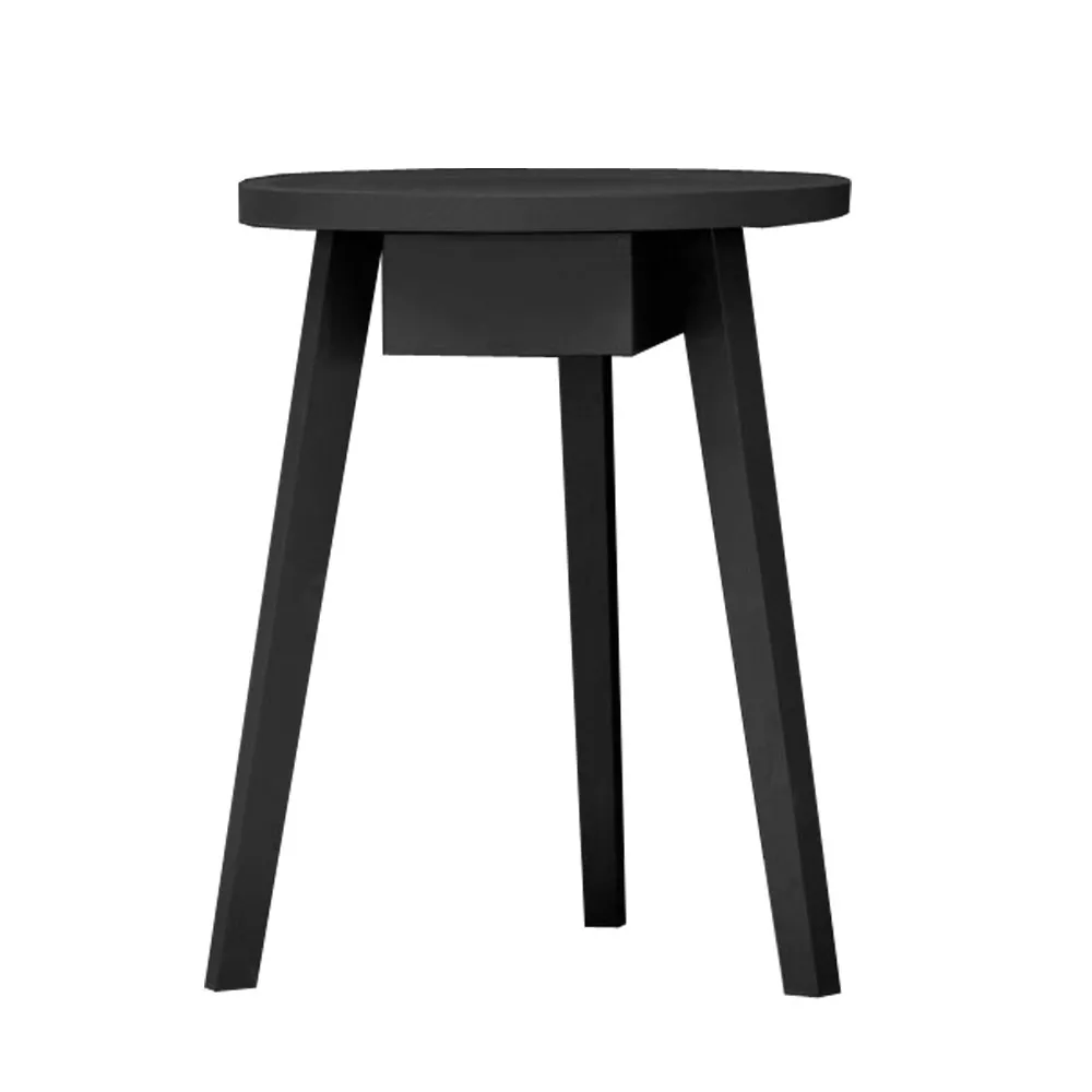 GERVASONI Schubladentisch "Gray 45" schwarz