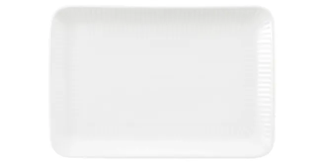 Butterplatte Amina weiß uni