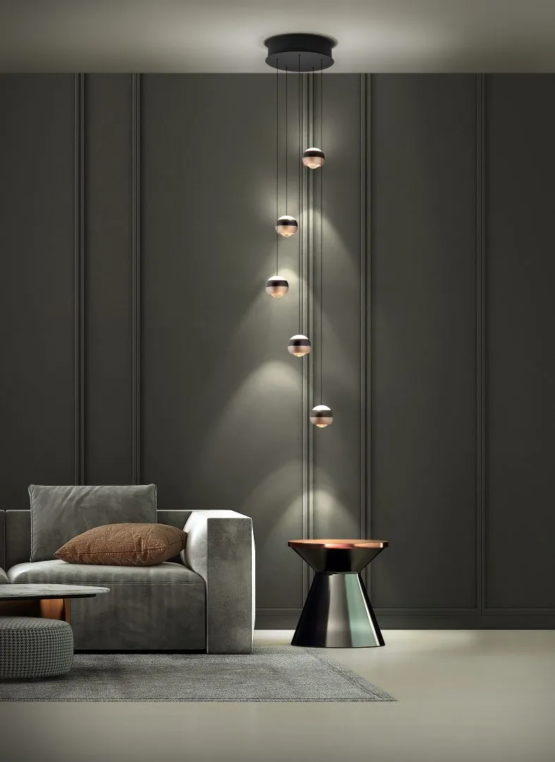 Pendelleuchte Orbit rund