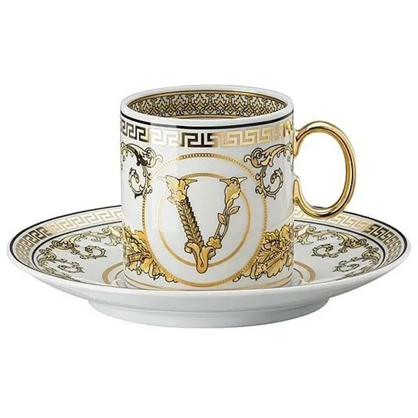 Versace by Rosenthal Espressotasse Virtus Gala White (2-teilig)