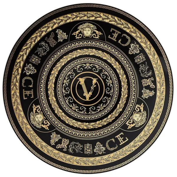 Versace by Rosenthal Platzteller Virtus Gala Black (33cm)