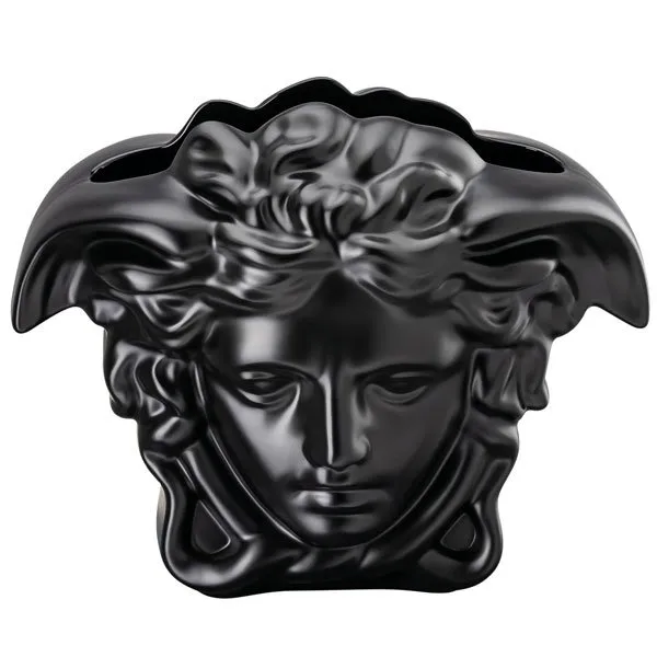 Versace by Rosenthal Vase Medusa Grande Schwarz (30cm)
