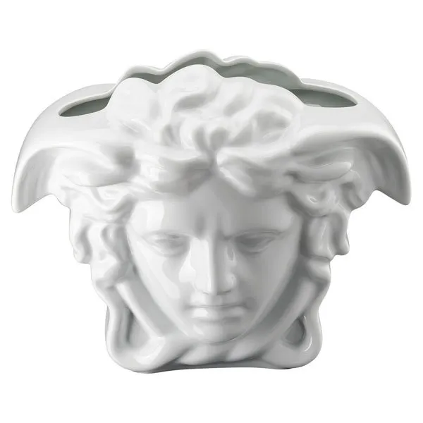 Versace by Rosenthal Vase Medusa Grande Weiß (30cm)
