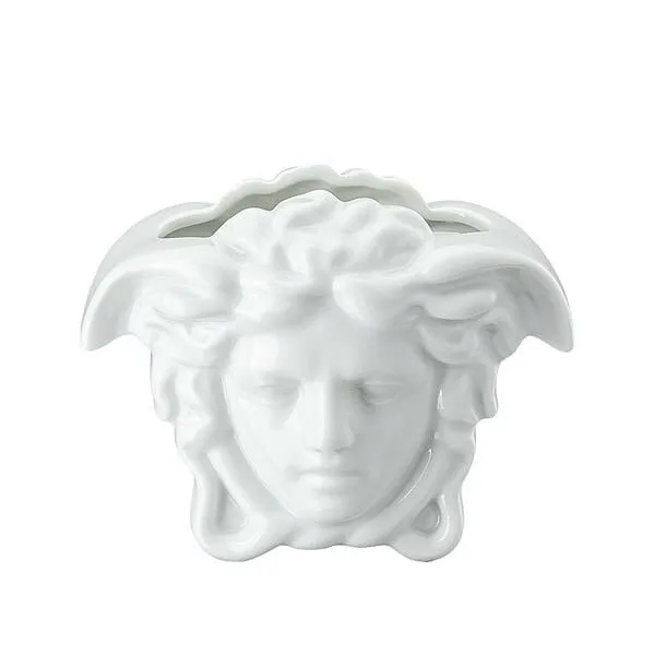 Versace by Rosenthal Vase Medusa Grande Weiß (9cm)