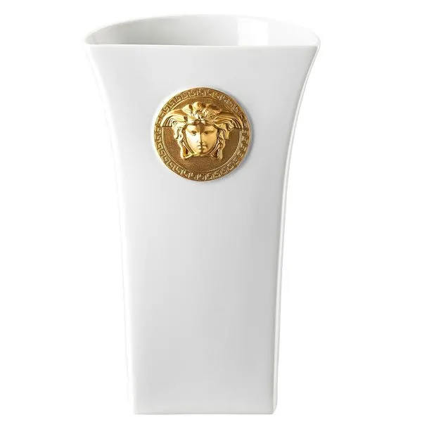 Versace by Rosenthal Vase Medusa Madness Weiß Gold (26cm)