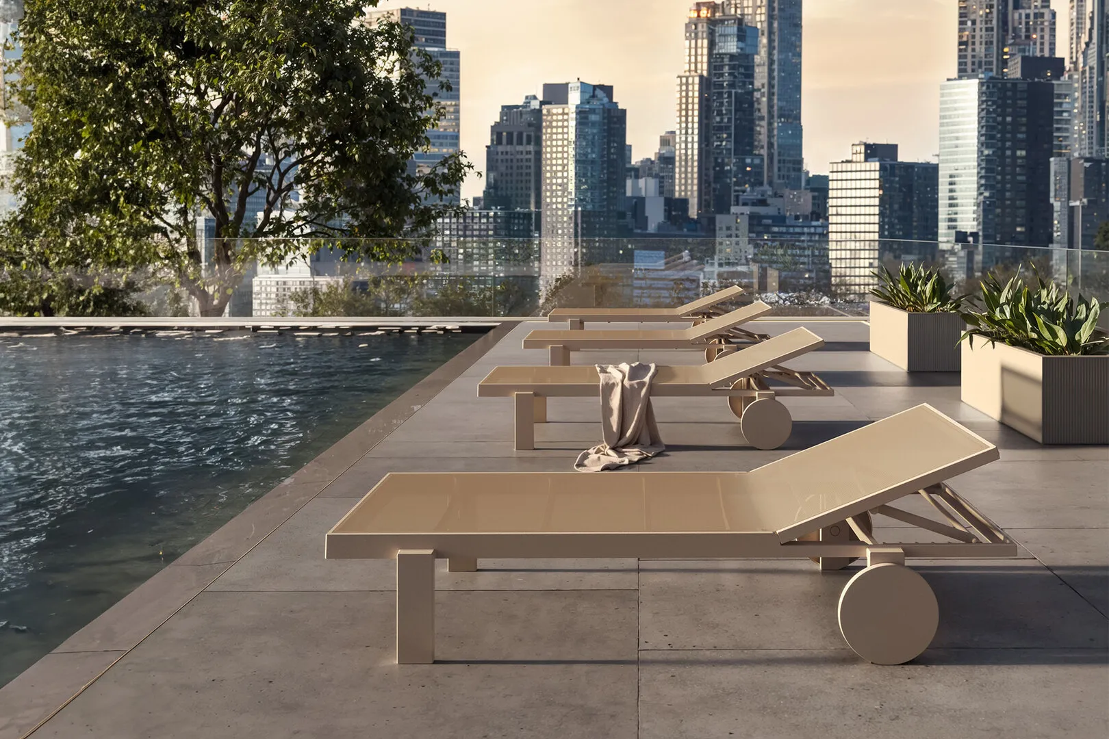 Vondom Sonnenliege 4er-Set GATSBY