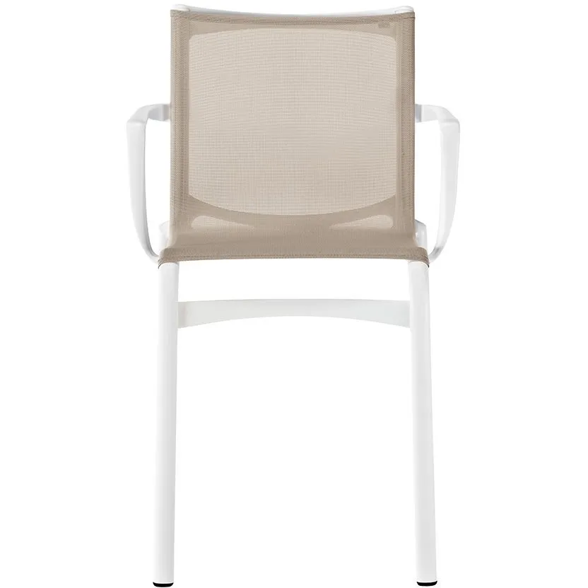 Stuhl Highframe 40 Outdoor mit Armlehnen von Alias