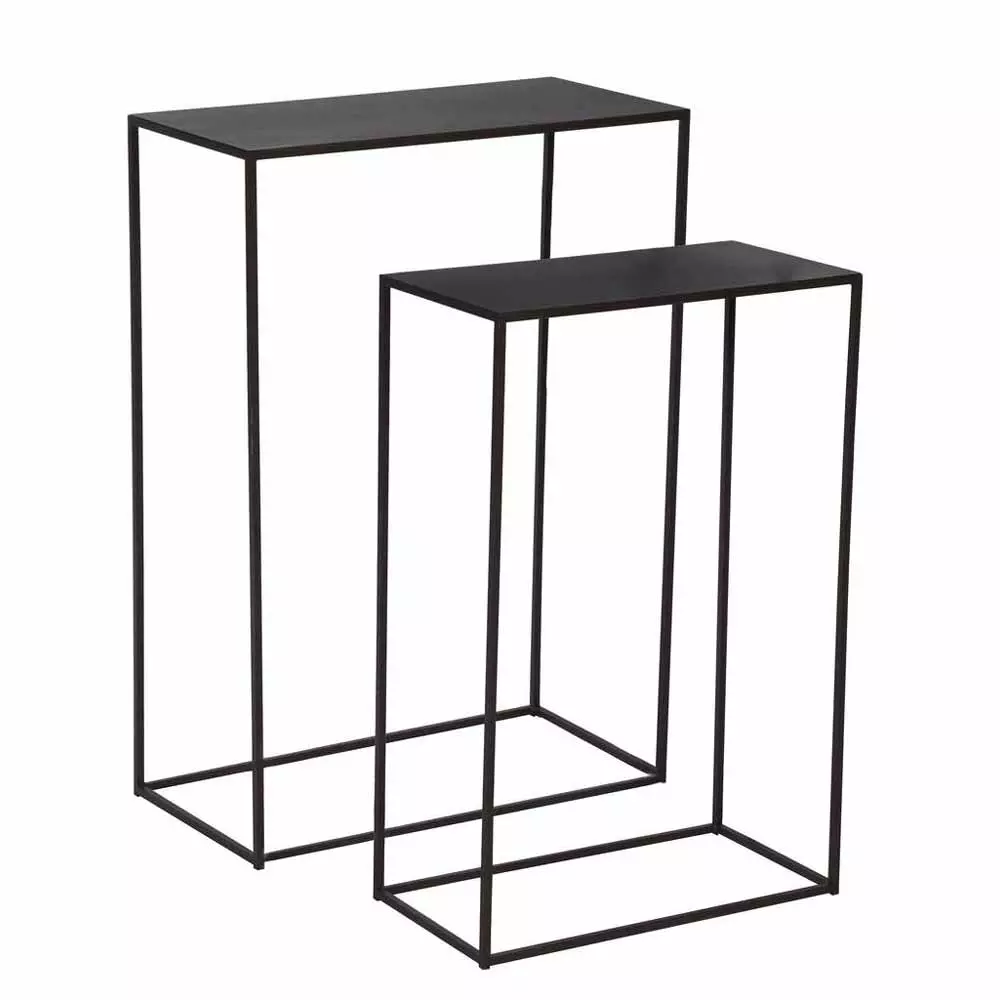 Metall-Konsole "Lilo" schwarzbraun