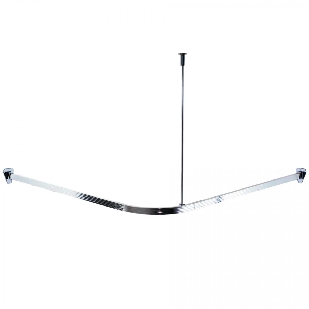 Universalvorhangschiene, chrom