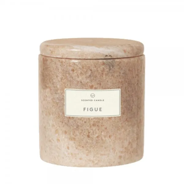 blomus Duftkerze Frable Marmor Indian Tan Figue (S)