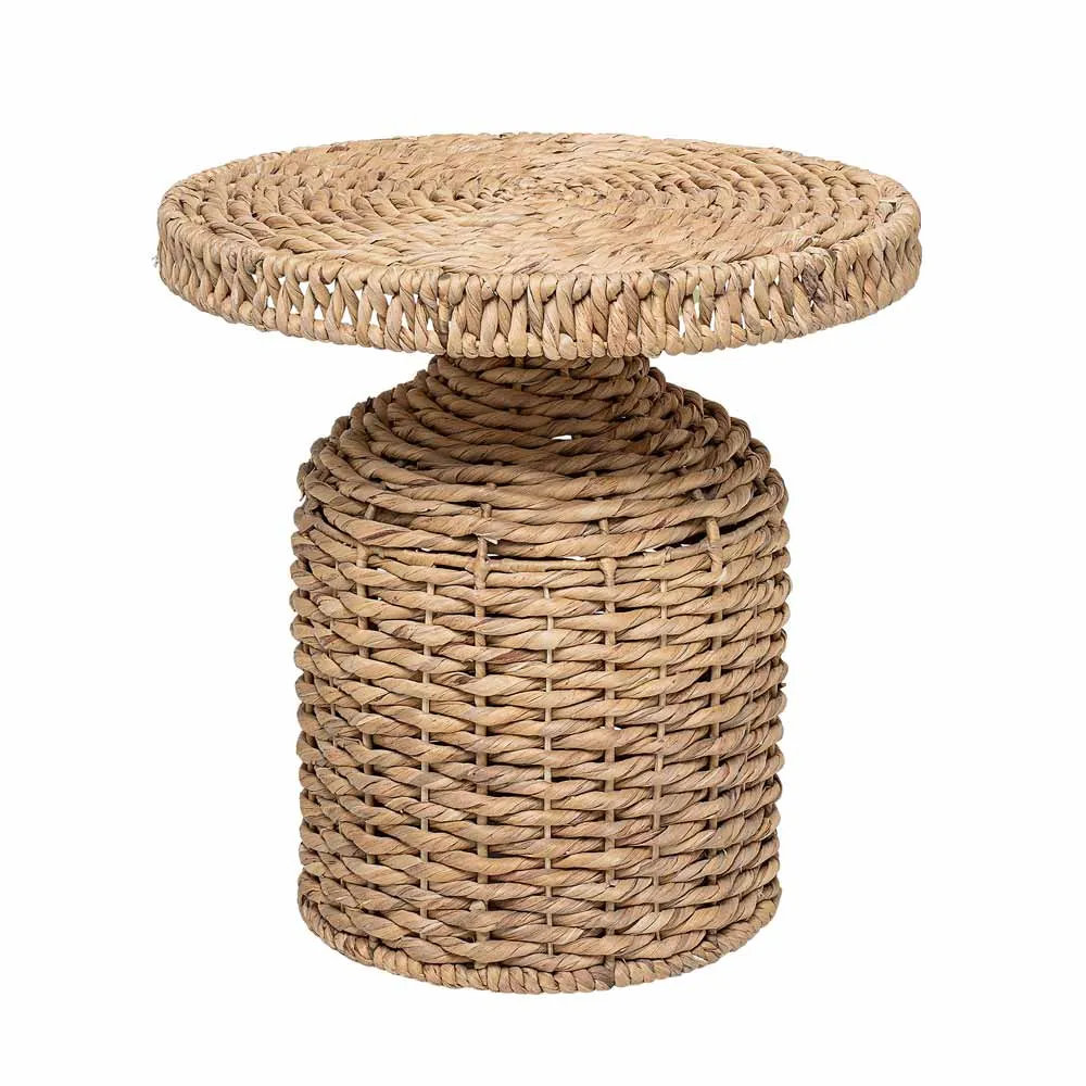 BLOOMINGVILLE Beistelltisch - rund "Camo" Wasserhyazinthe