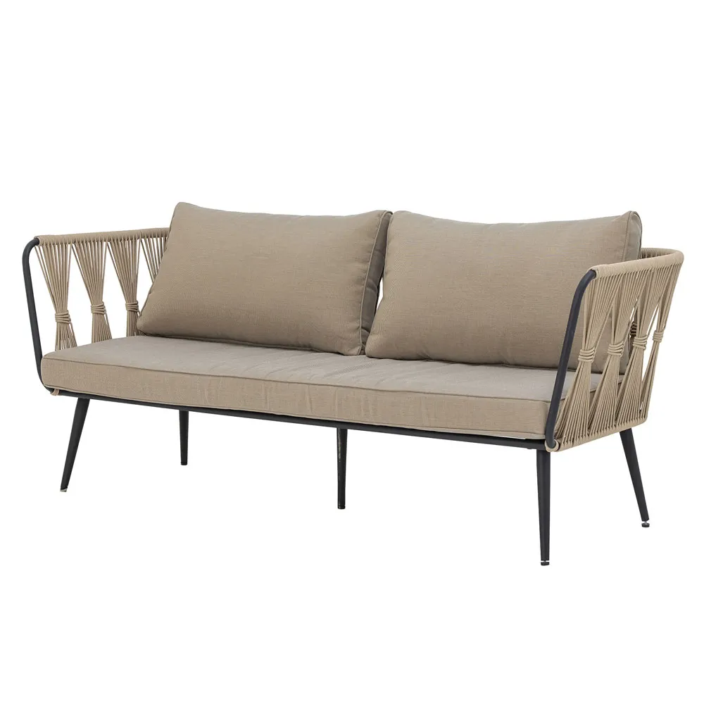 BLOOMINGVILLE Gartensofa "Pavone" braun